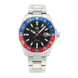 Buy Shop Tag Heuer Aquaracer Pepsi Black Dial Watch for Men - WAY201F.BA0927 USA Online