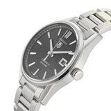 Buy Shop Tag Heuer Carrera Automatic Black Dial Silver Steel Strap Watch for Men - WAR211A.BA0782 USA Online