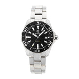 Buy Shop Tag Heuer Aquaracer Black Dial Silver Steel Strap Watch for Men - WAY111A.BA0928 USA Online