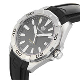 Buy Shop Tag Heuer Aquaracer Quartz Black Dial Black Rubber Strap Watch for Men - WBD1110.FT8021 USA Online