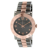 Buy Shop Marc Jacobs Amy Grey Dial Two Tone Steel Strap Watch for Women - MBM8597 USA Online