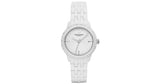 Buy Shop Emporio Armani Ceramic White Dial White Ceramic Bracelet Watch For Women - AR1477 USA Online