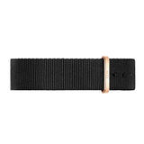 Buy Shop Daniel Wellington Classic Cornwall Black Dial Black Nylon Strap Watch For Women - DW00100148 USA Online