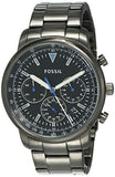 Buy Shop Fossil Goodwin Chrono Analog Black Dial Grey Steel Strap Watch for Men - FS5518 USA Online