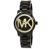 Buy Shop Michael Kors Runway Black Dial Black Steel Strap Watch for Women - MK6057 USA Online