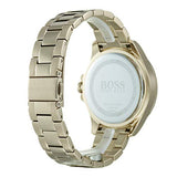 Hugo Boss Premiere Rose Gold Dial with DIamonds Rose Gold Steel Strap Watch for Women - 1502443