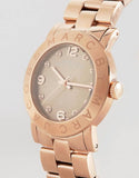 Buy Shop Marc Jacobs Amy Glitz Brown Dial Rose Gold Steel Strap Watch for Women - MBM3221 USA Online