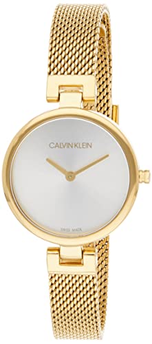 Buy Shop Calvin Klein Authentic White Dial Rose Gold Mesh Bracelet Watch for Women - K8G23526 USA Online