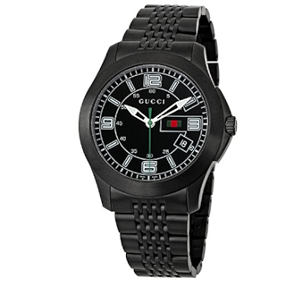 Buy Shop Gucci G Timeless Black Dial Black Steel Strap Watch For Men - YA126202 USA Online