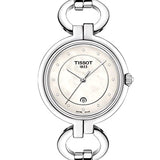 Buy Shop Tissot T Trend Flamingo Mother of Pearl Dial Silver Steel Strap Watch for Women - T094.210.11.116.00 USA Online