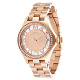 Buy Shop Marc Jacobs Henry Transparent Rose Gold Dial Rose Gold Steel Strap Watch for Women - MBM3339 USA Online