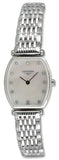 Longines La Grande Classique de Longines Tonneau White Dial Silver Steel Strap Watch for Women - L4.205.4.87.6