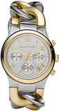 Buy Shop Michael Kors Runway White Dial Two Tone Steel Strap Watch for Women - MK3199 USA Online
