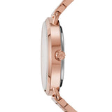 Buy Shop Michael Kors Portia Rose Gold Dial Rose Gold Steel Strap Watch for Women - MK3640 USA Online