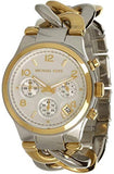Buy Shop Michael Kors Runway White Dial Two Tone Steel Strap Watch for Women - MK3199 USA Online