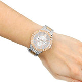 Buy Shop Guess Vista Analog Diamonds Silver Dial Two Tone Steel Strap Watch for Women - W0024L1 USA Online