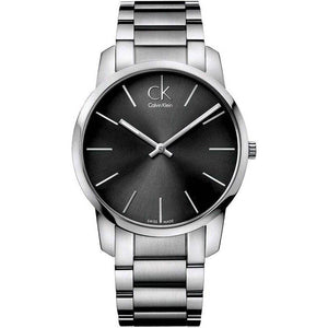 Buy Shop Calvin Klein City Grey Dial Silver Steel Strap Watch for Women - K2G23161 USA Online