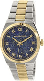 Buy Shop Michael Kors Channing Blue Dial Two Tone Steel Strap Watch For Women - MK5893 USA Online