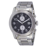 Buy Shop Marc Jacobs Larry Chronograph Black Dial Silver Steel Strap Watch for Men - MBM5050 USA Online