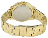 Buy Shop Guess Dazzler Diamonds Silver Dial Gold Steel Strap Watch for Women - W0335L2 USA Online