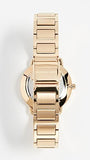 Buy Shop Michael Kors Portia Quartz White Dial Gold Steel Strap Watch for Women - MK3840 USA Online