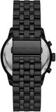 Buy Shop Michael Kors Cunningham Chronograph Black Dial Black Steel Strap Watch For Men - MK8965 USA Online