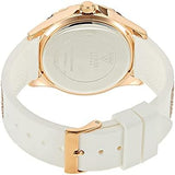 Buy Shop Guess Swirl Quartz Silver Dial White Rubber Strap Watch For Women - W1096l2 USA Online