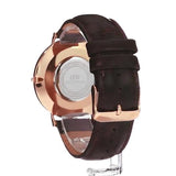 Buy Shop Daniel Wellington Classic York White Dial Brown Leather Strap Watch For Men - DW00100011 USA Online