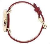 Buy Shop Marc Jacobs Amy Red Dial Burgundy Leather Strap Watch for Women - MBM1152 USA Online