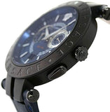 Buy Shop Versace V Race Chronograph Quartz Blue Dial Blue Leather Strap Watch For Men - VEBV00419 USA Online