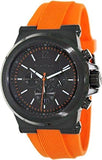 Buy Shop Michael Kors Dylan Chronograph Grey Dial Orange Rubber Strap Watch for Men - MK8296 USA Online