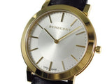 Buy Shop Burberry The City Gold Dial Black Leather Strap Watch for Men - BU2353 USA Online