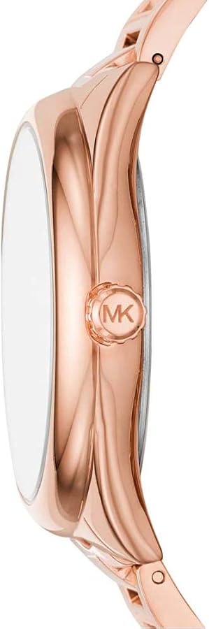 Buy Shop Michael Kors Janelle Quartz Crystals Rose Gold Dial Rose Gold Steel Strap Watch For Women - MK7312 USA Online