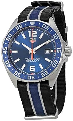 Buy Shop Tag Heuer Formula 1 Chronograph Blue Dial Two Tone NATO Strap Watch for Men - CAZ1014.FC8197 USA Online