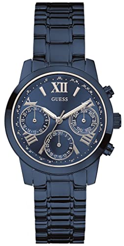 Buy Shop Guess F14 Chronograph Analog Blue Dial Blue Steel Strap Watch For Women - W0448L5 USA Online