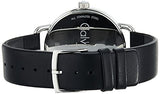 Buy Shop Calvin Klein Evan Black Dial Black Leather Strap Watch for Men - K7B211CZ USA Online