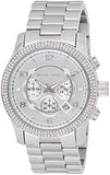 Buy Shop Michael Kors Runway Chronograph Quartz Silver Dial Silver Steel Strap Watch For Women - MK5574 USA Online