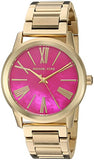 Buy Shop Michael Kors Hartman Quartz Pink Dial Gold Steel Strap Watch For Women - MK3520 USA Online