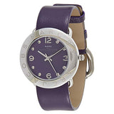 Buy Shop Marc Jacobs Marc Purple Dial Purple Leather Strap Watch for Women - MBM8530 USA Online