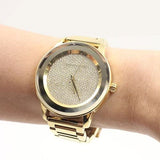 Buy Shop Michael Kors Kinley Gold Dial Gold Steel Strap Watch for Women - MK6209 USA Online