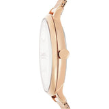 Buy Shop Fossil Jacqueline Mother of Pearl White Dial Gold Mesh Strap Watch for Women - ES4352 USA Online