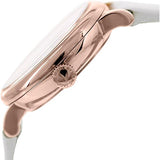 Buy Shop Marc Jacobs Baker White Dial White Leather Strap Watch for Women - MBM1284 USA Online