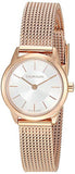 Buy Shop Calvin Klein Minimal White Dial Rose Gold Mesh Bracelet Watch for Women - K3M23626 USA Online