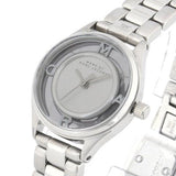 Buy Shop Marc Jacobs Tether Transparent Silver Dial Silver Steel Strap Watch for Women - MBM3416 USA Online