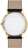 Buy Shop Movado Museum Classic Quartz Black Dial Black Leather Strap Watch for Men - 0607195 USA Online