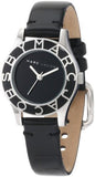 Buy Shop Marc Jacobs Blade Black Dial Black Leather Strap Watch for Women - MBM1082 USA Online