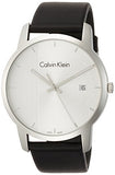 Buy Shop Calvin Klein City Silver Dial Black Steel Strap Watch for Men - K2G2G1CX USA Online
