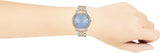 Versace Audrey Quartz Blue Dial Two Tone Steel Strap Watch for Women - VELR00619