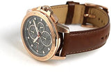 Buy Shop Michael Kors Ryker Analog Gray Dial Brown Leather Strap Watch For Men - MK8519 USA Online