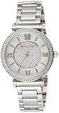 Buy Shop Michael Kors Catlin Silver Dial Silver Steel Strap Watch for Women - MK3355 USA Online